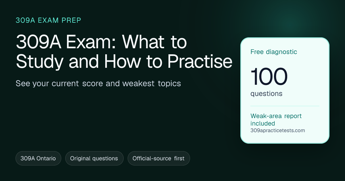 309A Exam Study Guide, Topics, and Practice Questions | 309A Practice Tests